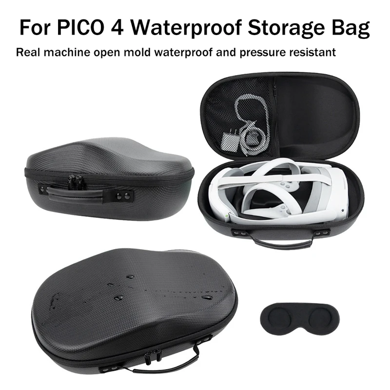 

Для очков PICO 4 узла EVA VR водонепроницаемая сумка для хранения устойчивая к давлению ударопрочная Осенняя сумка Портативная сумка для хранения