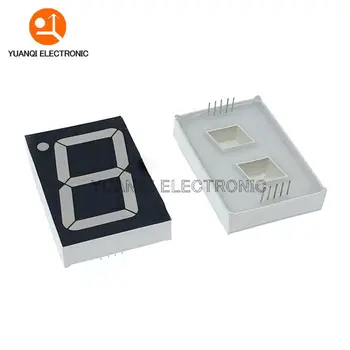 1pc display a LED da 1,8 pollici 7 segmenti 1 bit cifra tubo rosso catodo comune digitale 1,8 pollici led 7 segmenti