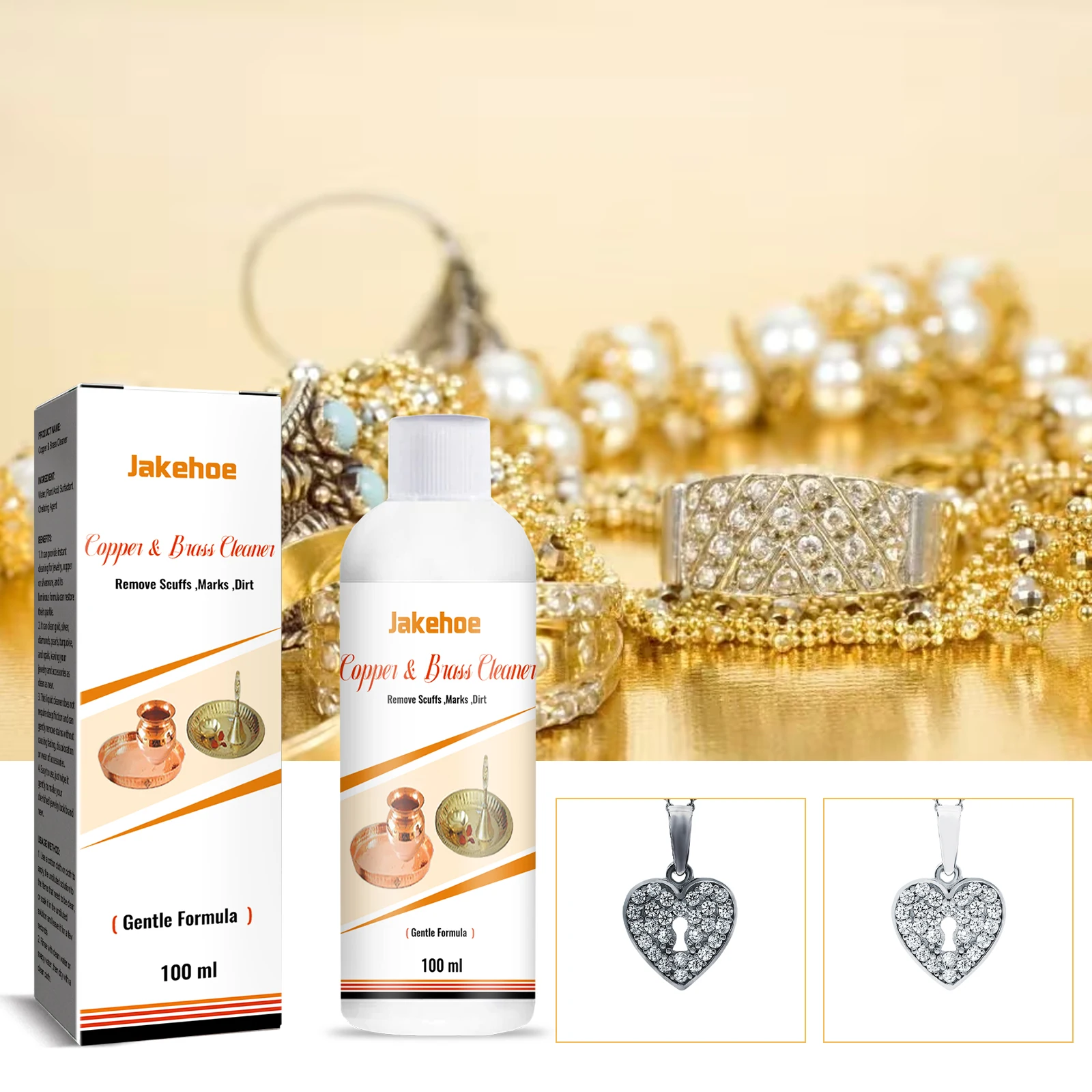 Jewelry Cleaner Solution for Diamonds and Gold