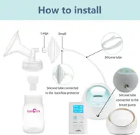 ท่อทดแทนสําหรับ Spectra S2 Spectra S1 Spectra 9 Plus, BPA Free เปลี่ยน Spectra Tubing Avent/Ameda Tubing (ไม่ใช่ต้นฉบับ) 3