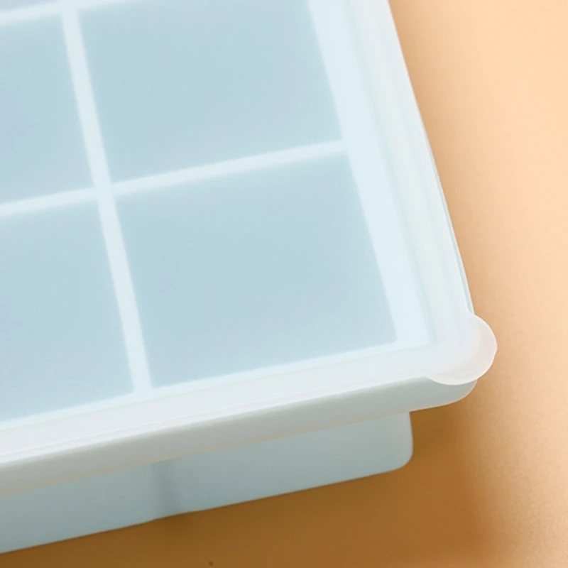 Silicone Ice Cube Tray Easy-Release Ice Molds Babies  Freezer Tray Silicone Babies  Ice Cube Tray 5 Color Dropshipping 4