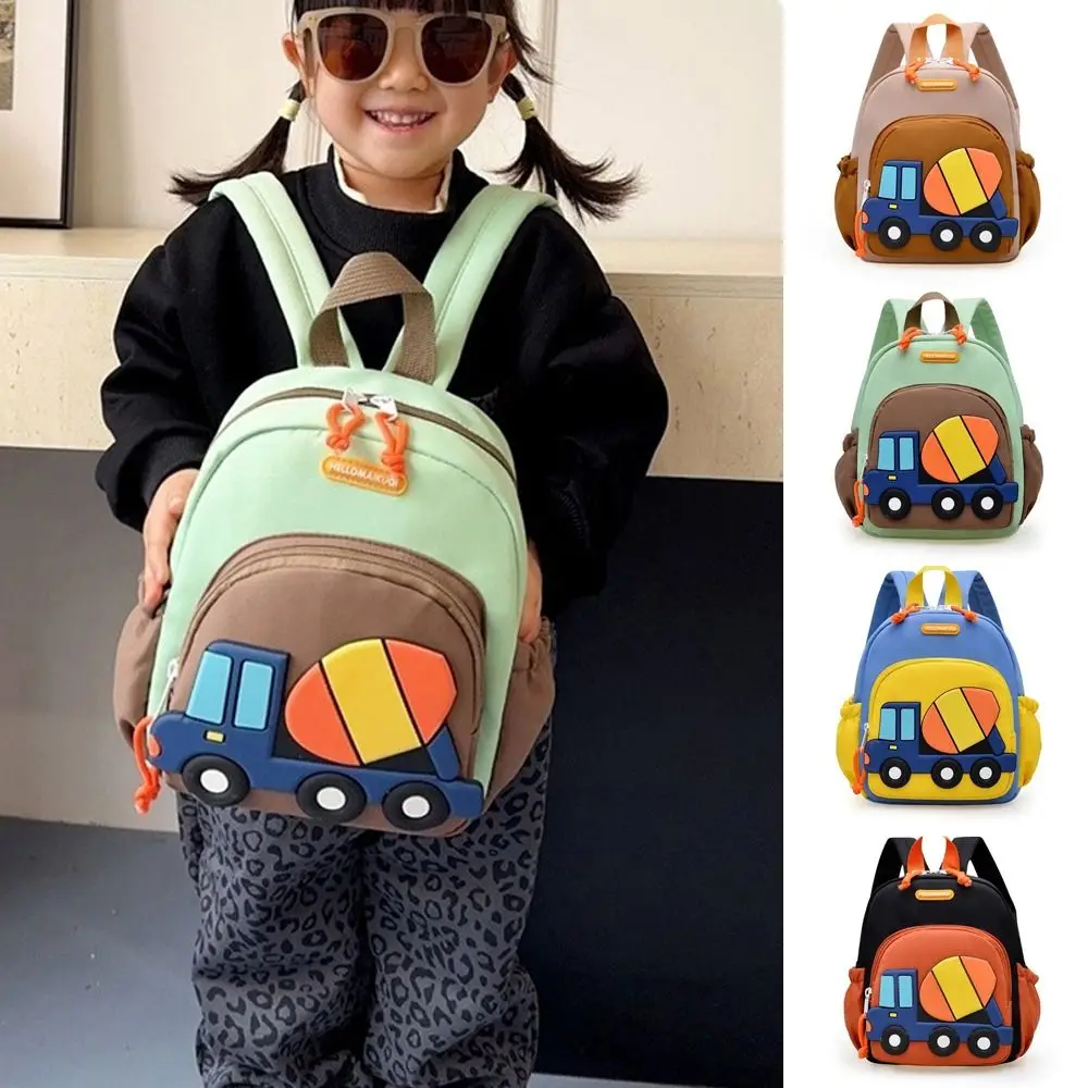 Zaino per Bambini a Forma di Auto Cartoon, Leggero e Versatile, Borsa a Tracolla Traspirante di Grande Capacità per la Scuola - immagine 5