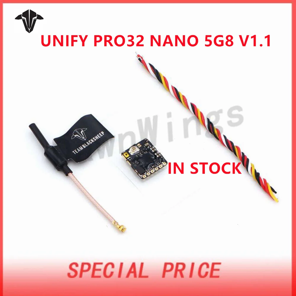 TBS CROSSFIRE NANO RX PRO RX SE UNIFY PRO32 5g8/HV (MMCX) RECEIVER 915/868Mhz 50KM Long Range Radio system