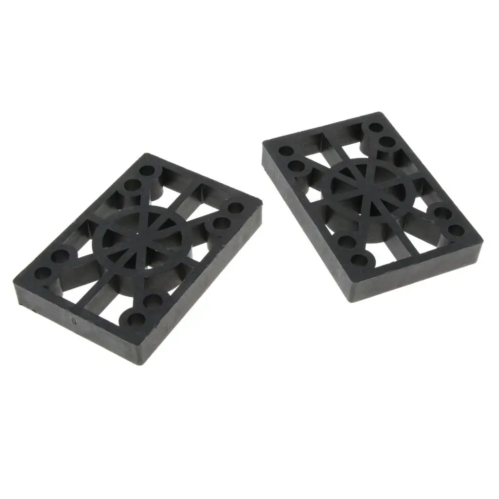 Skateboard Riser Pads Rubber 12mm 1/2" Set of 2 skateboard accessories