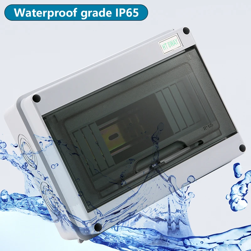 XIONGISOLAR HT Series 2/3/5/8/12/15/18/24WAY PC plastic outdoor electrical IP65 waterproof junction box distribution box
