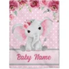 Personalized blanket, customize a blanket with a name printed on it as a Christmas and Children's Day birthday gift for children 1