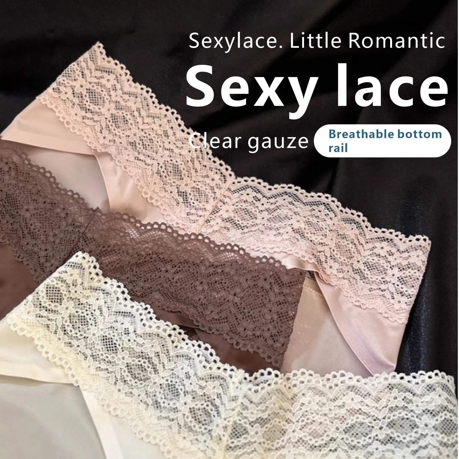 Cotton Women's Panties - Breathable Lace Trim Briefs | Antibacterial Daily Comfort