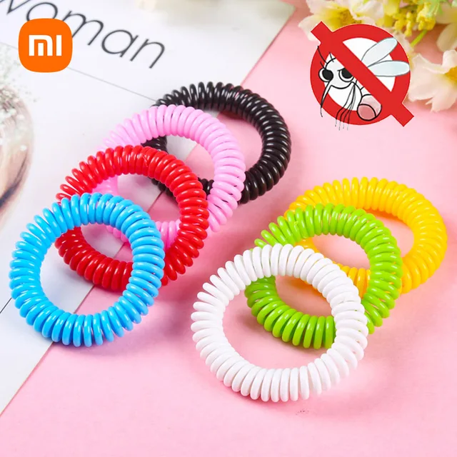 Xiaomi Eva Anti Szúnyog Karkötő Felnőtteknek 100%Természetes Nem Toxikus Tiszta Illóolaj Szúnyogtaszító Tekercset Utasít
