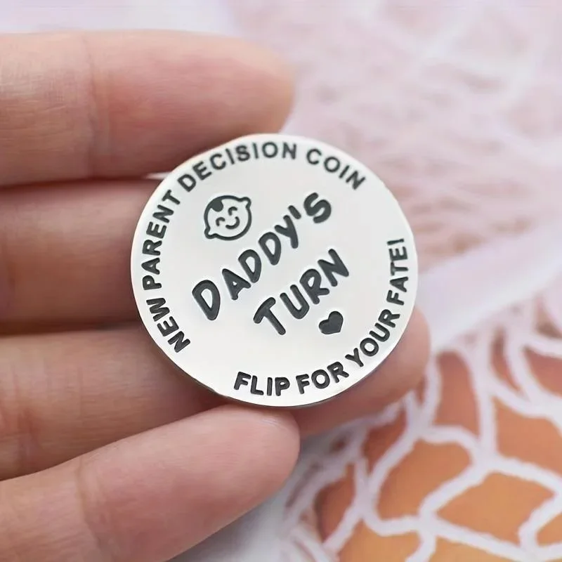 Double-Sided Funny Baby Gift Decision Coin 1pc