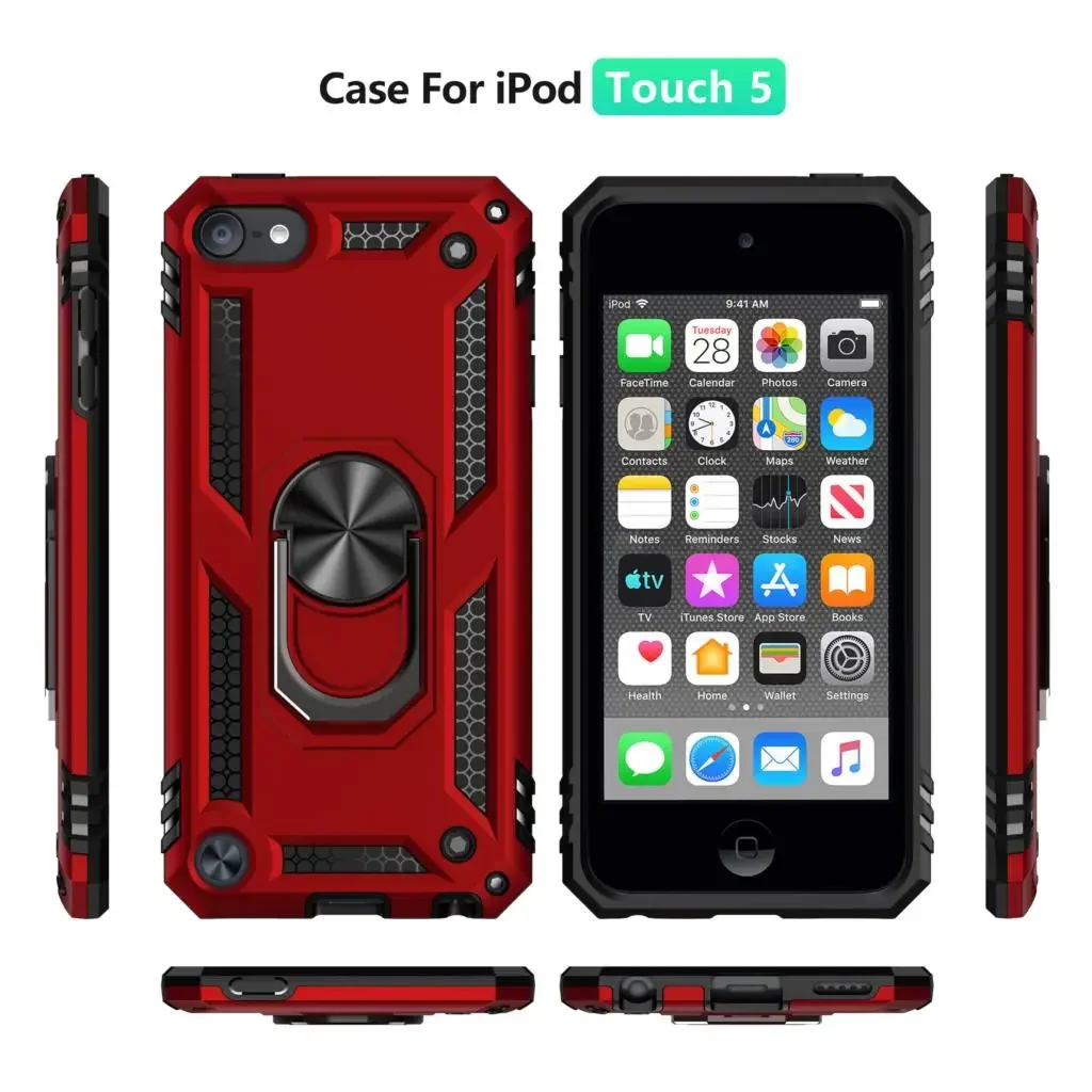Military Grade Drop-Tested Protective Case with Kickstand & Magnetic Car Mount