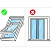 New Double Tube Roof Window Seal Kit Mobile Air Conditioner Double holes/Opening Seal Window Windshield 4