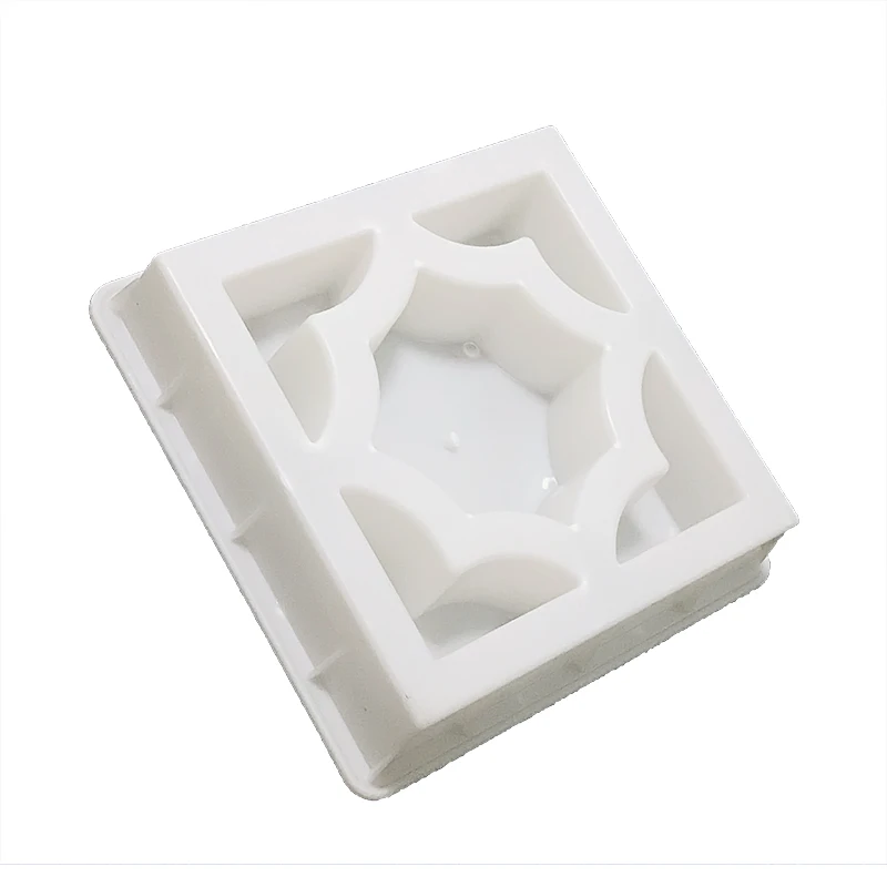 Cement antique brick mold 30*30*7cm garden path wall brick mould 3D carving anti-slip concrete plastic paving mould