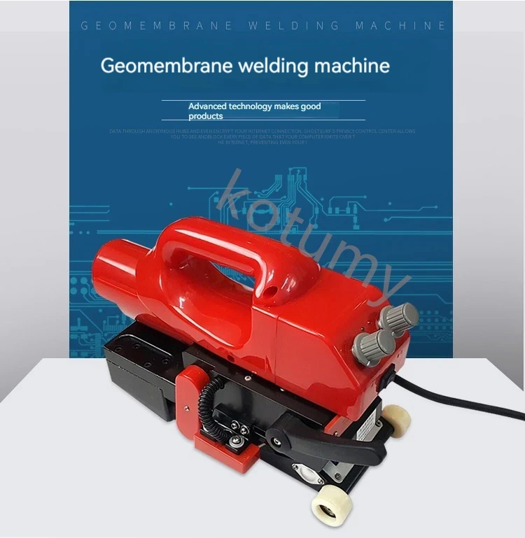 220V Hot Wedge Welder Geomembrane Welder HDPE Sheet Plastic Pond Liner PVC Repairing Welding Machine 4