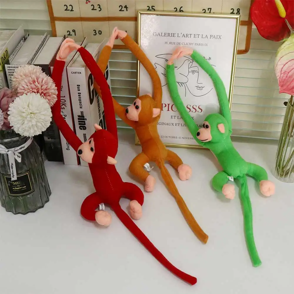 Dolls For Kid Stuffed Doll Anti-Collision Monkey Stuffed Doll Long Arm Monkey Plush Toys Banana Monkey Doll Monkey Plush Toy