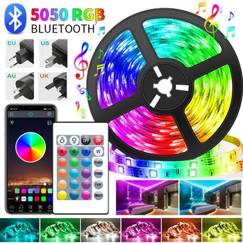 LED Strip Lights 20M RGB 2835/5050 SMD 5M-30M LED Light Bluetooth APP Flexible Ribbon Waterproof RGB Tape Diode DC 12V Control