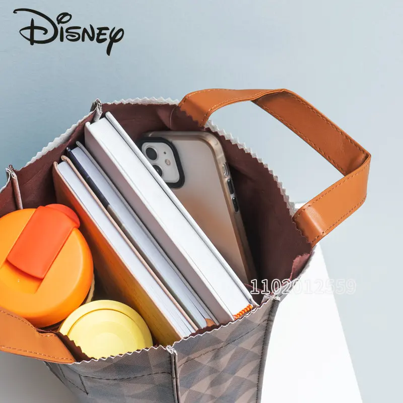 Disney Mickey's Original New Women's Handbag Cartoon Fashion Women's Shoulder Bag Large Capacity High Quality Storage Tote Bag