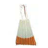 ALSEY Miyake Pleated Women's Shoulder Bag Patchwork Series Canvas Shopping Bag Niche Hundred Tote Korean Folding Fan Organ Bag 6