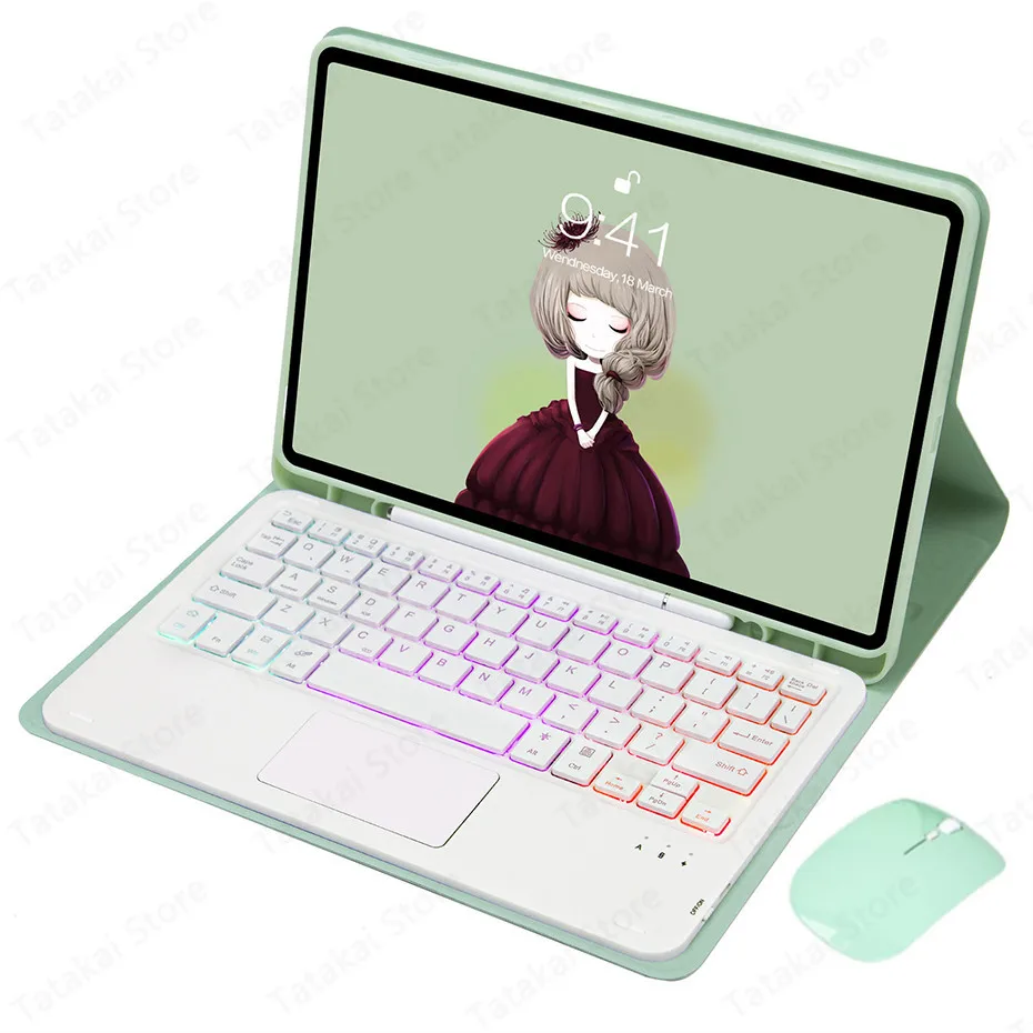 Ououchpad Ackacklit Eyeyboard para Ununda Abablet Amamsung Alalaxy ab ab 2023 2023 para Alalaxy ab ab Ase Ase 10.4 Eyeyboard 500 500 50505 50509 - Imagem 2