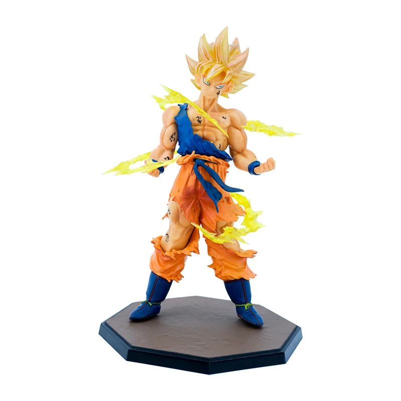 Boneco Action Figure Miniatura Goku Super Sayajin Blue Colecionáveis  DragonBall Z Super - 18cm 4 - Action Figure - Brinquedos