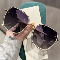 CLLOIO Polygonal Large Frame Prescription Reading Sunglasses Summer Travel Beach Driving Myopia Glasses Women Luxury Eyeglasses 2