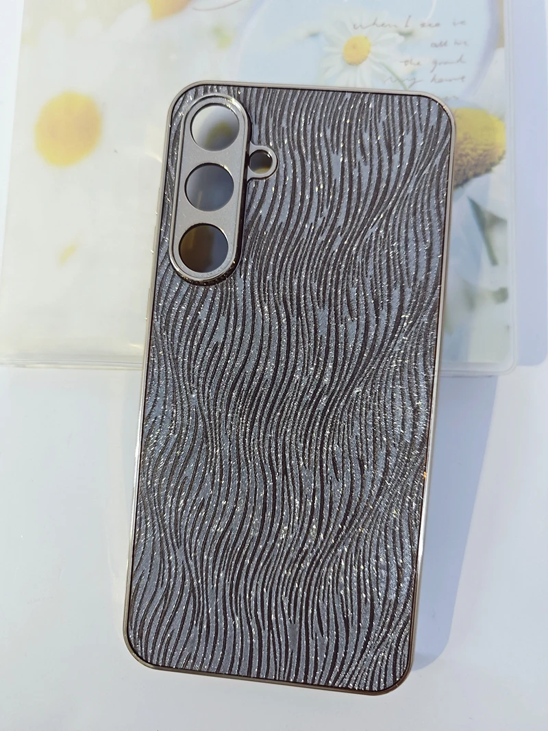 Luxury Electroplated Bling Glitter Rose Phone Cover - Shockproof Hard PC Case