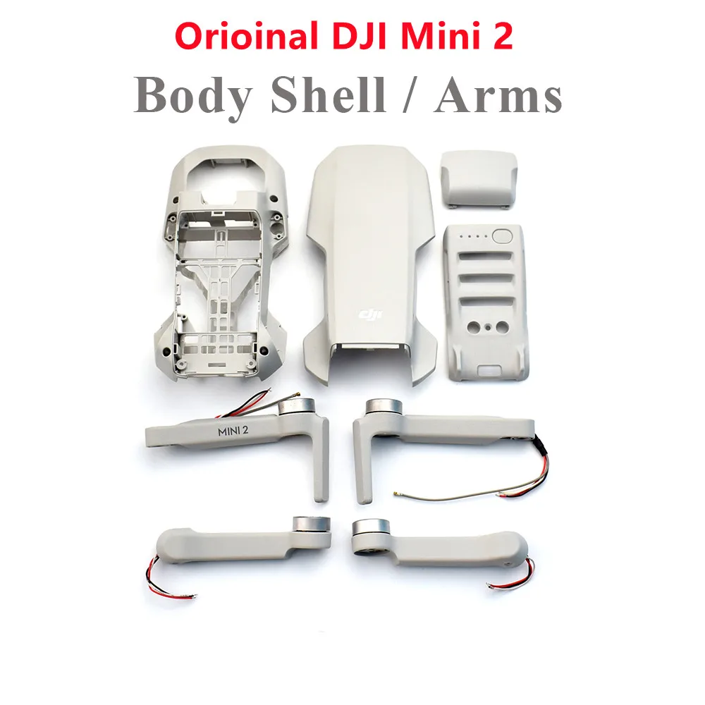 Drone Repair Parts Drone Accessories Original for DJI Mini 2 Body Shell / Motor Arms / ESC Board / 3 In 1 Flexible Flat Cable for DJI Mini 2 Repair Spare Parts