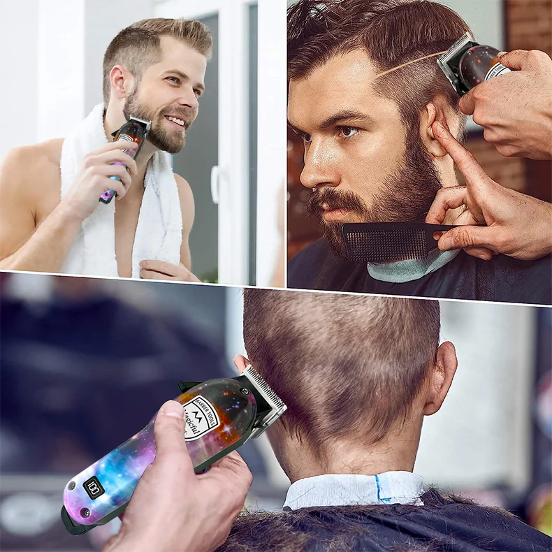 Description Picture 5 of itemMagicful Hair Trimmer For Men Fashion Professional Hair Rechargeable Li-ion Battery Shaving Adjustable Electric Hair Clipper