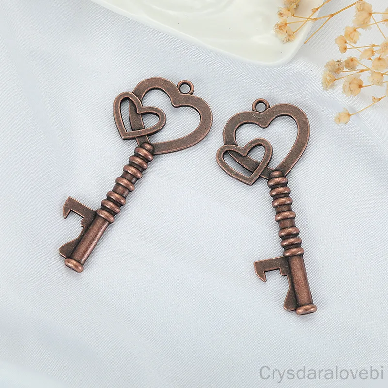 

Брелок для ключей в стиле ретро, креативная открывалка для пивных бутылок в европейском и американском стиле, рекламный подарок на свадьбу, 50/20 шт.