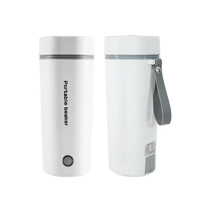 HAMISI 400ML Portable Travel Electric Water Kettle Mini Smart Teapot  Heating Cup Milk Boiling Boiler US Plug