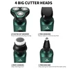 New Smart Electric Shaver LCD Digital Display Three-head Floating Razor USB Rechargeable Washing Multi-function Beard Knife 4