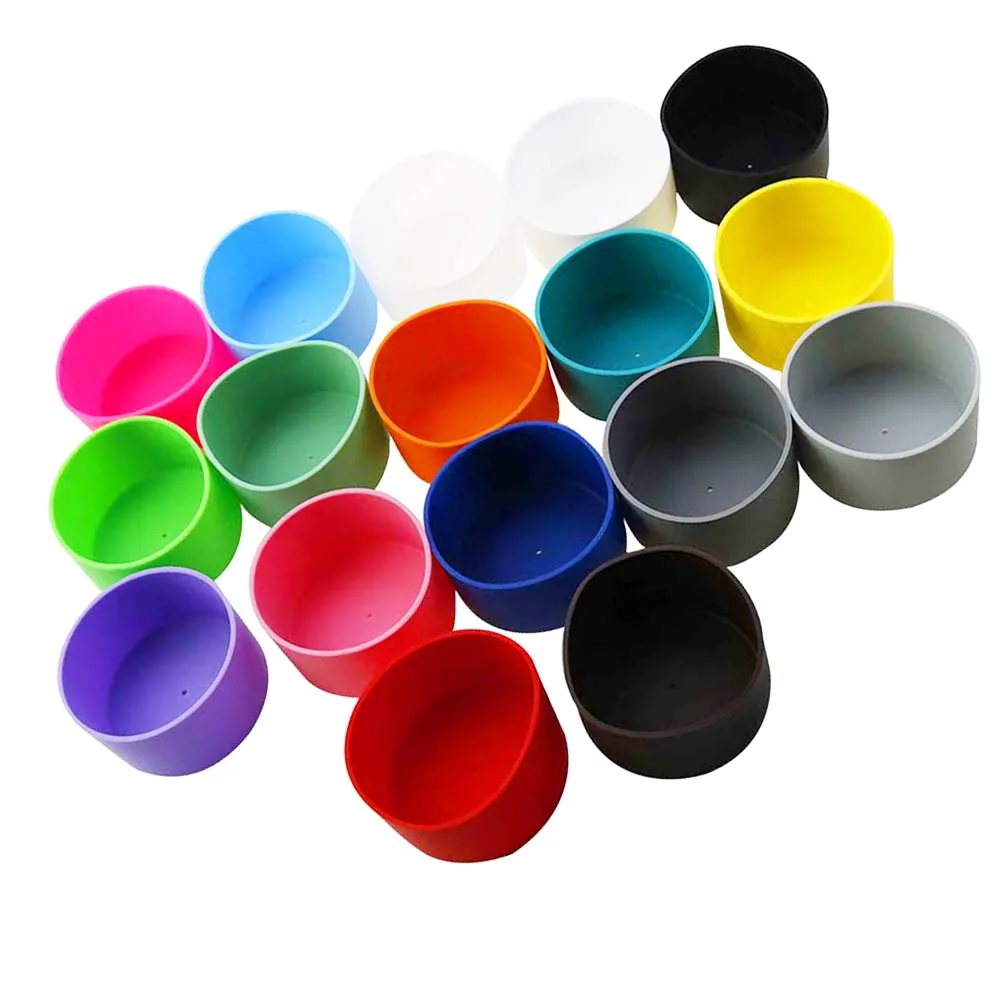 8,5 CM Wasser Tasse Matte Silikon Thermos Bahnen 85mm Tasse Boden Ring Tragen Beständig Shatter Beständig Untere Abdeckung Coaster – Detail 14