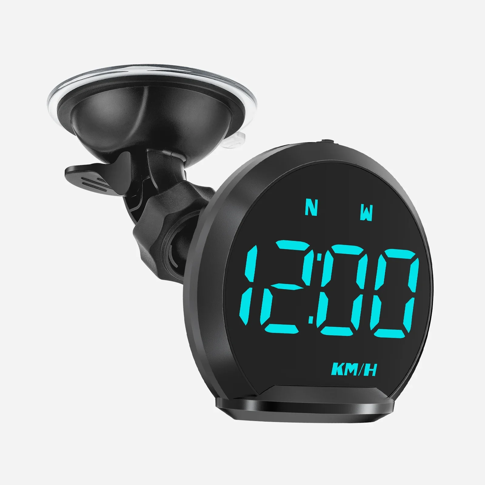 7색 GPS 속도계 G13 헤드업 디스플레이, 자동차 계기판용 범용 디지털 GPS HUD (km/h 속도, 피로 운전 경고 기능 포함)