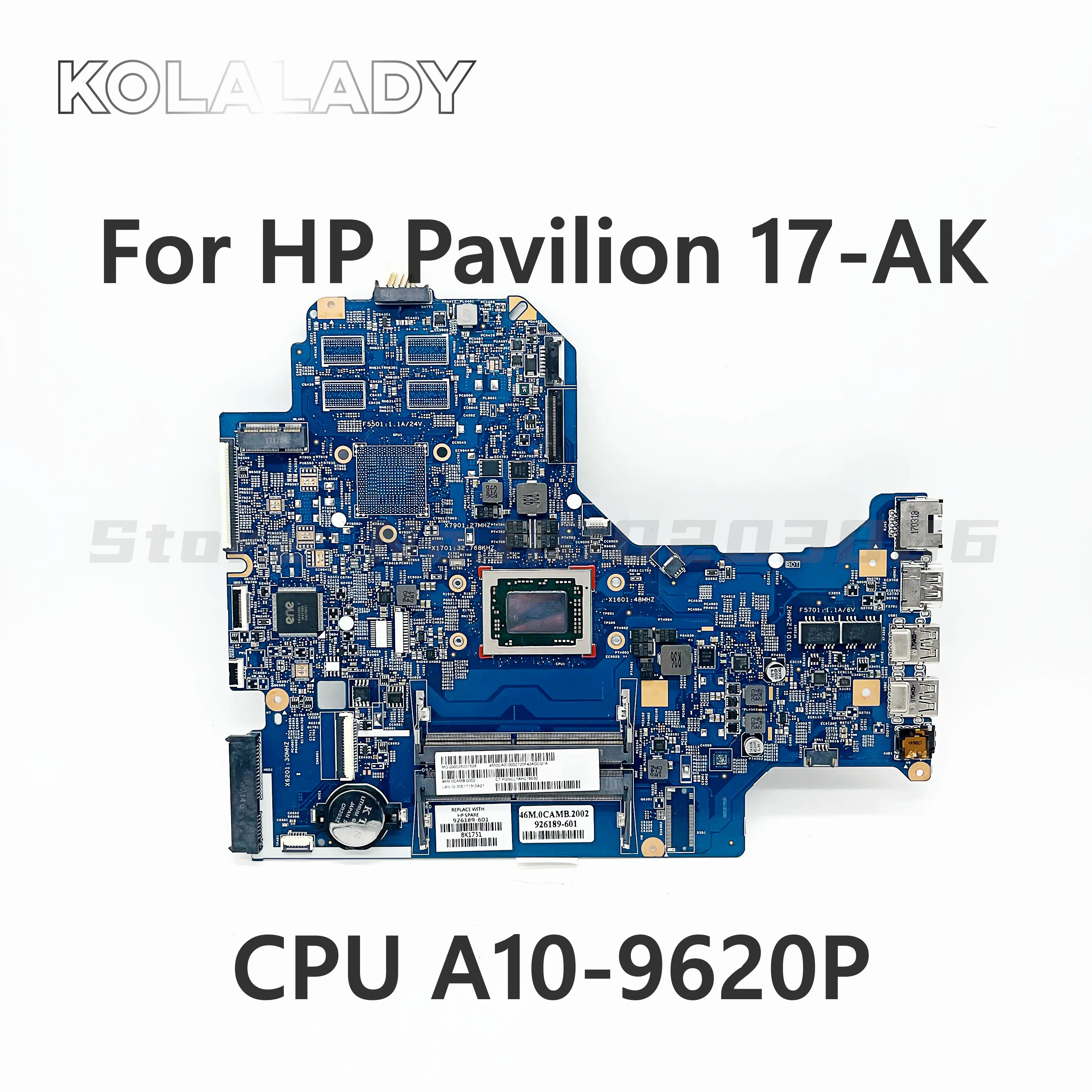 926189-001 926189-601 материнская плата для ноутбука HP 17-AK 17Z-AK 16889-1 448.0CA03.0011 с системой
