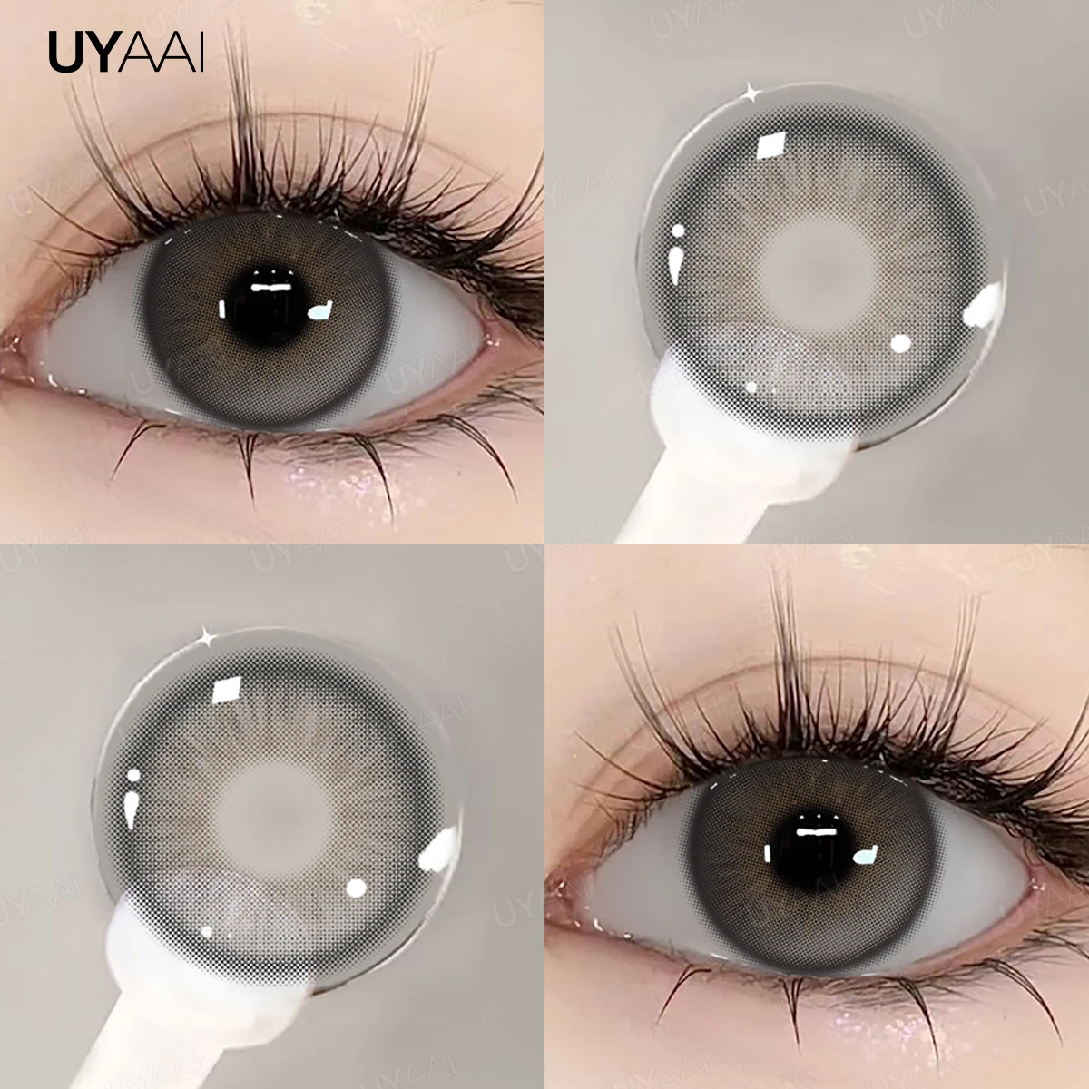 Colorful Contact Lenses for a Natural Look - Enhance Eye Color for Daily Makeup, Yearly Use, 2pcs