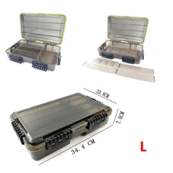 Spacious Waterproof Fishing Tackle and Accessory Organizer Box (L)