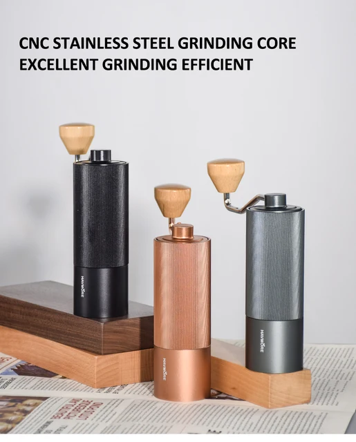 Manual Coffee Grinder 304 Stainless Steel  Burr Grinders Mill Kitchen Tool Grinders Coffee Milling Machine 3