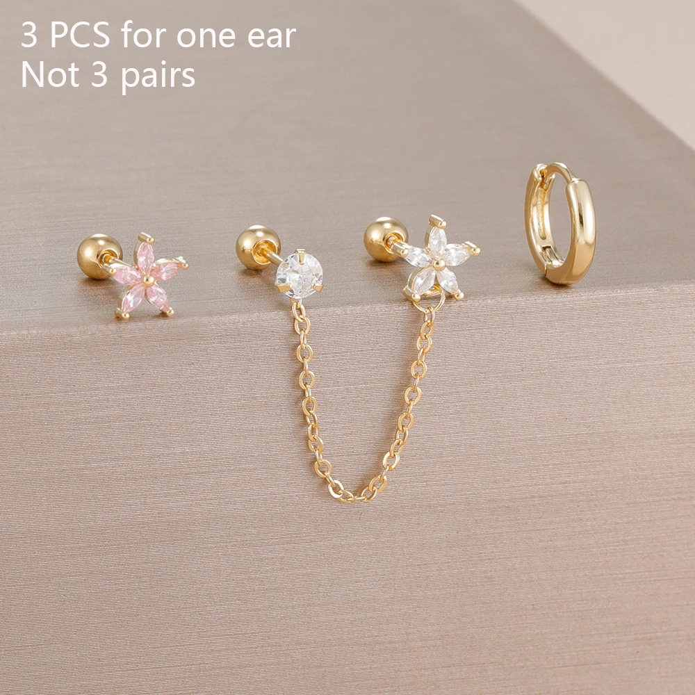 Gold-Pink-3PCS