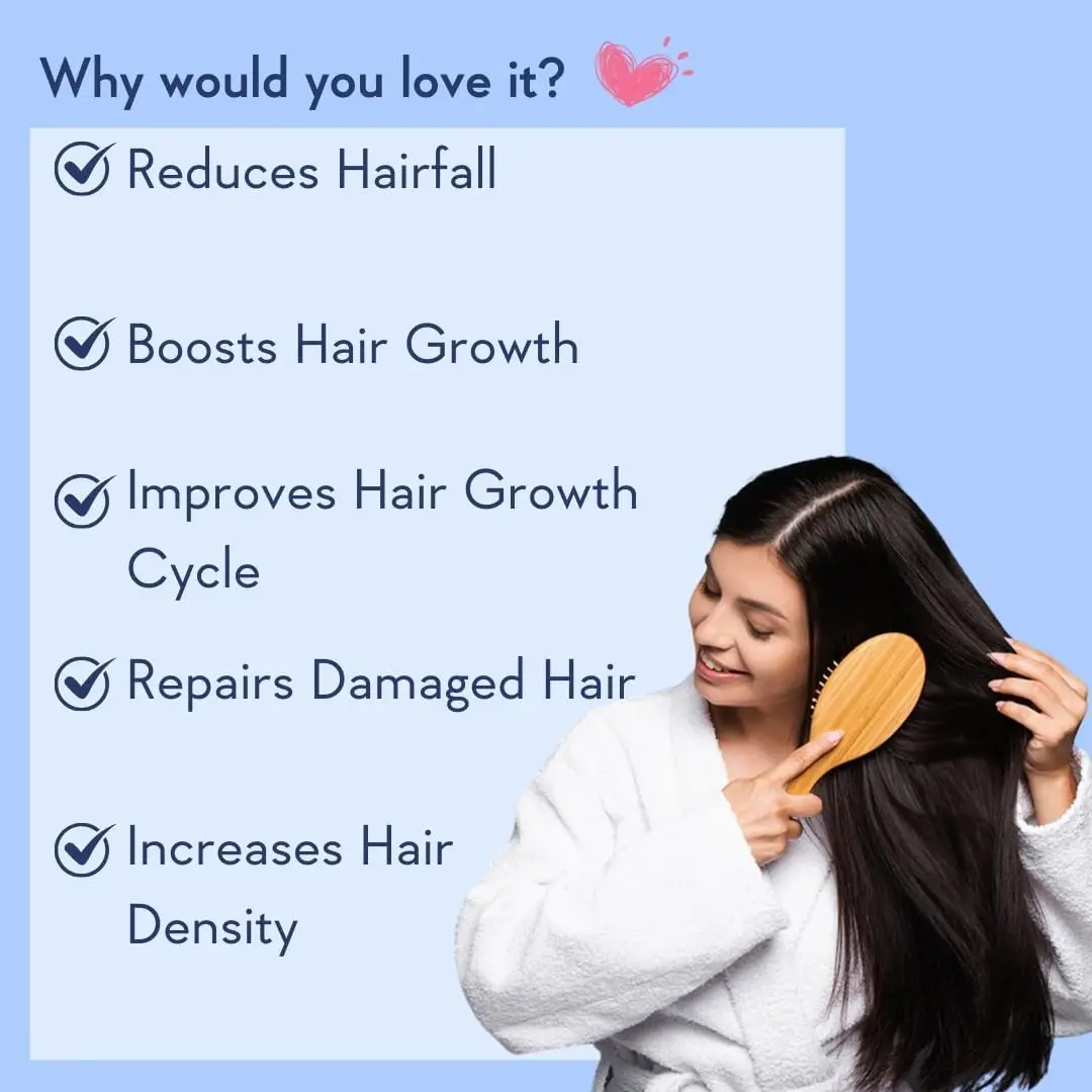 WishCare Hair Growth Serum Concentrate Reduces HairFall Boots Hair Growth Repairs Damaged 30 mL