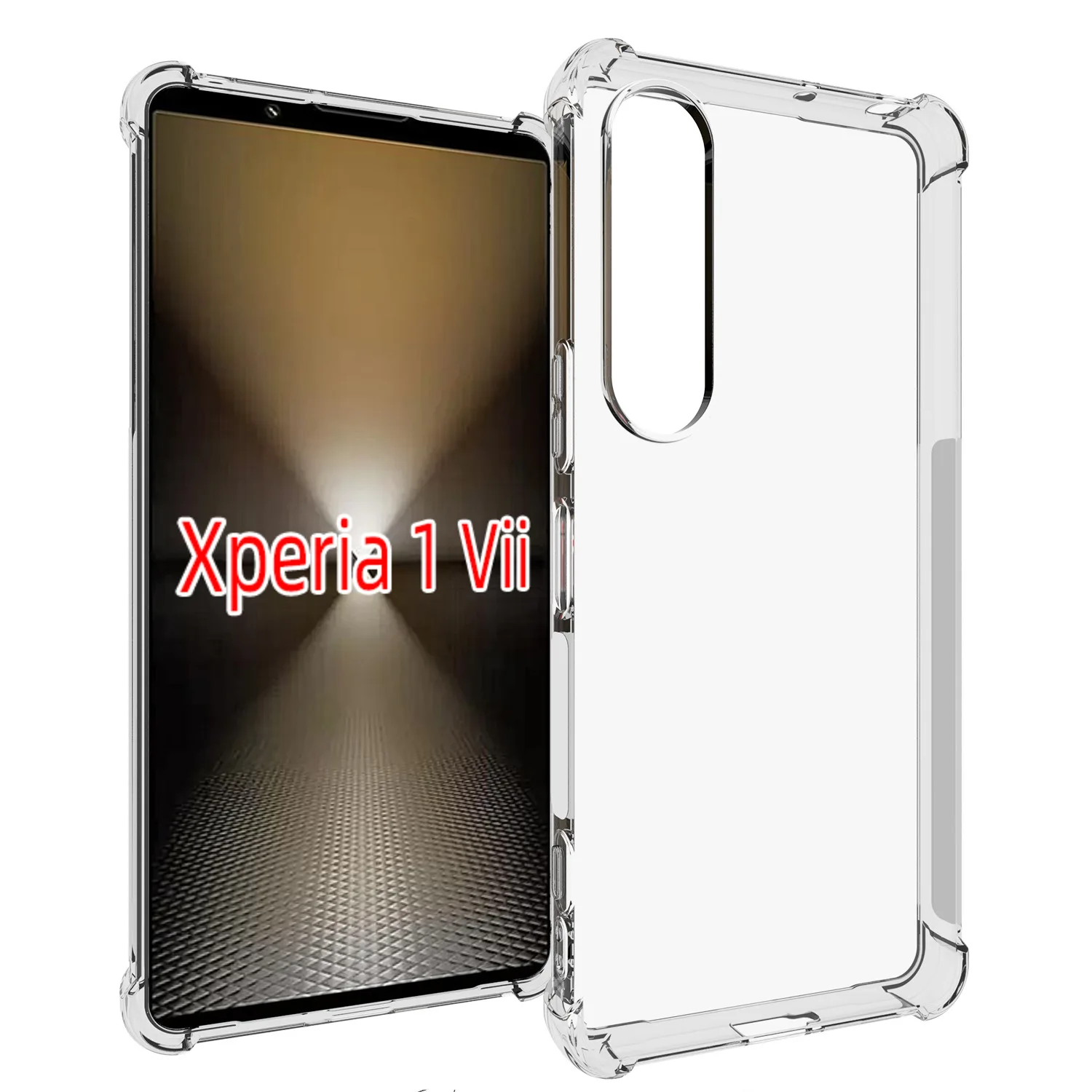Crystal Clear Anti-Knock Shockproof Case with Air-Cushion Technology
