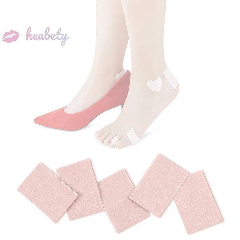 

10PCS Moleskin Tape Pads For Feet Shoe Adhesive Padding Blister Prevention Anti-wear Heel Pads Boots Hiking Reduce Friction Pain