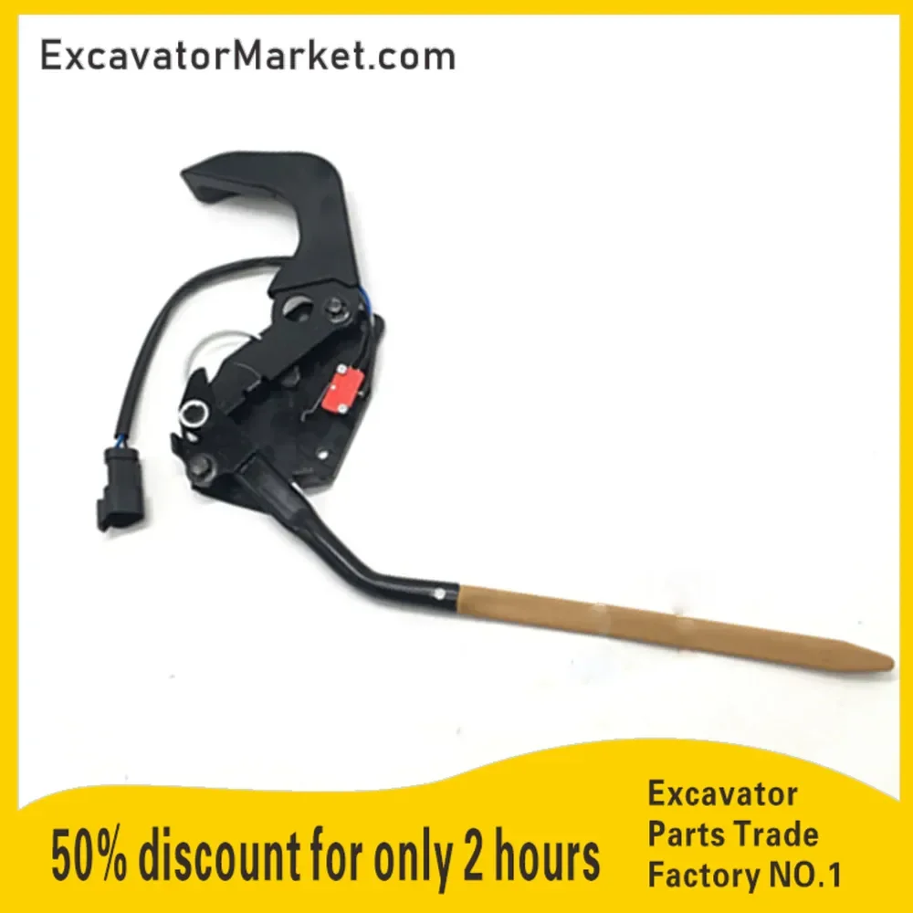 Hydraulic Pilot Safety Lock Handle Assembly For Excavator E312 307 320 325 329 330 336D Excavator Parts