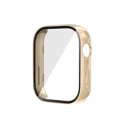 Tempered Glass Full Cover Hard Bumper Protective Screen Protector for Huawei Watch Fit 3 (Plating Vintage)