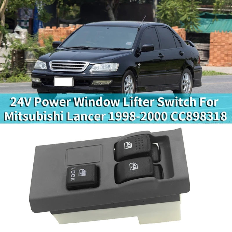 자동차 앞 왼쪽 파워 윈도우 리프터 스위치, 미쓰비시 랜서 1998-2000 CC898318, 24V