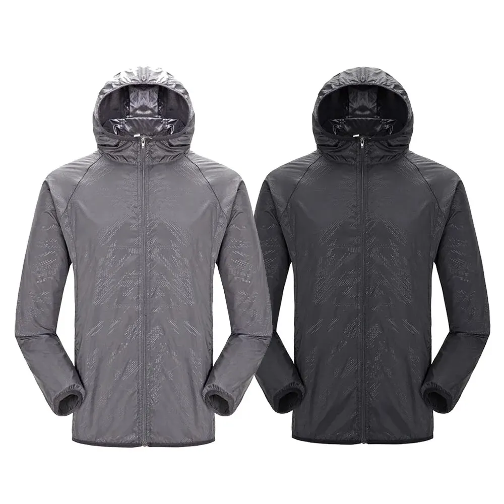 Waterproof Hiking Jackets Camping Rain Jacket for Men Women Waterproof Sun Protection Fishing Hunting Quick Dry Skin Windbreaker