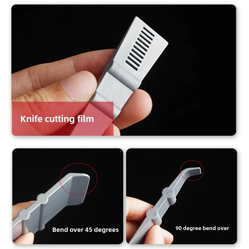 TOFAR Micro Squeegee Scraper Car Vinyl Wrap Corner Stick Tool Window Tint Film Installation Different Angled Auto Wrapping Tool