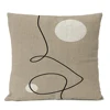 Abstract Black Boho Home Decorative Pillow Cover Arch Line Minimalist Geometric Throw Pillow Case Living Room Decor Sofa Cushion 3