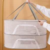 Three-layer Drying Net Anti-mosquito Drying Fish Net Strong and Durable Dry Goods Net Drying Salted Fish Drying Drying Artifact 4
