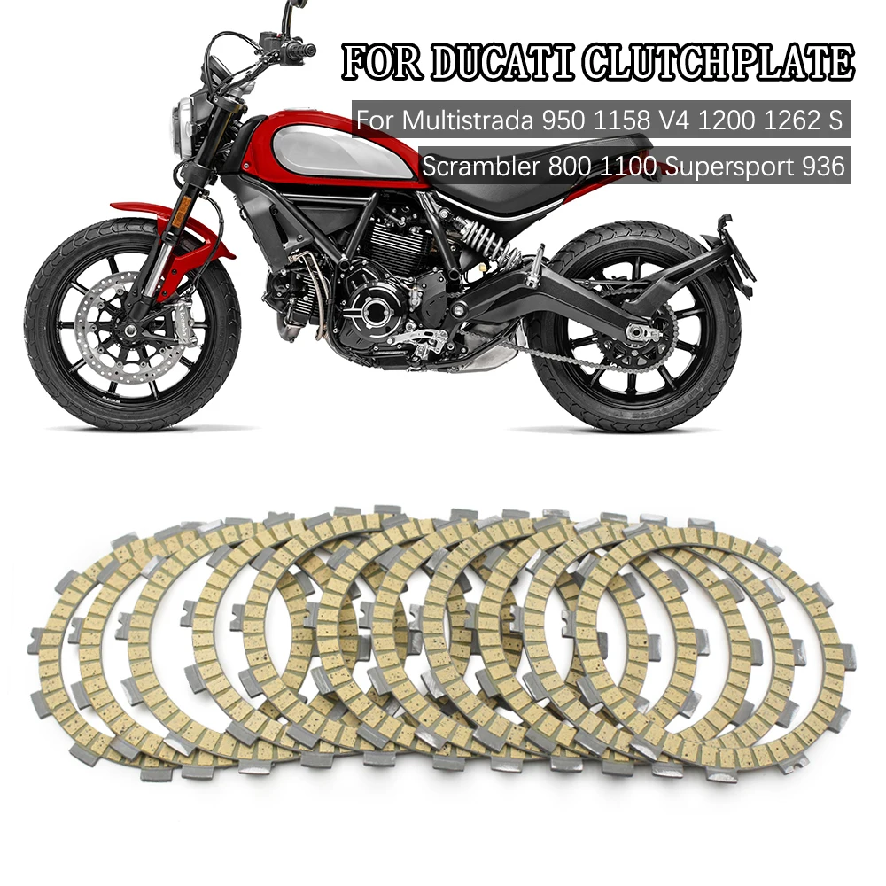 Moto Piastra Frizione Disco Attrito Per DUCATI Multistrada 950 1158 V4 1200 1262 S Scrambler 800 1100 Supersport 936