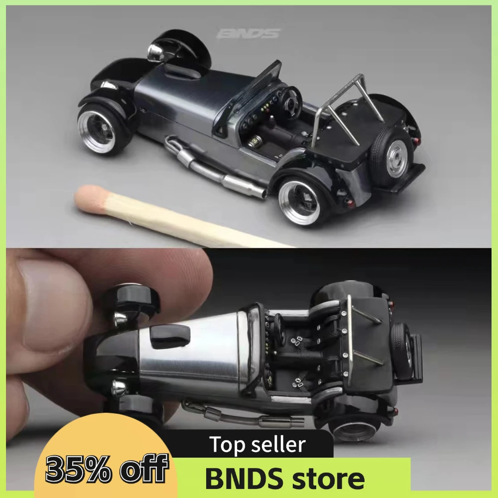 い*そ様 新品未使用！1/64スケール　チューニングパーツ BNDS ホイールマ BNDS 1/64 メタルホイールハブゴムタイヤ合金デザインリム修正