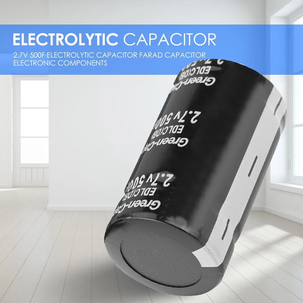 Metal Electrolytic Capacitor 2.7V 500F for Circuit